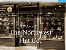 Tablet Screenshot of northwesthats.com